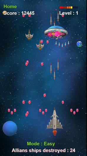 Musiquemusica Cosmos 2150 space battle shoot aliens level 1