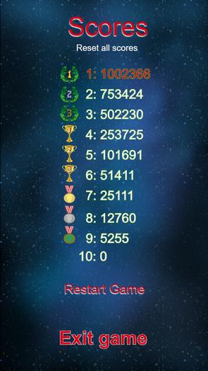Musiquemusica Cosmos 2150 space battle shoot aliens scores